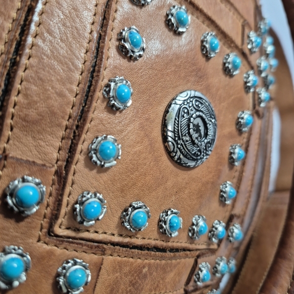 Kompanero Leather Bag Crossbody Sling Purse Large Western Wear - Picture 12 of 16